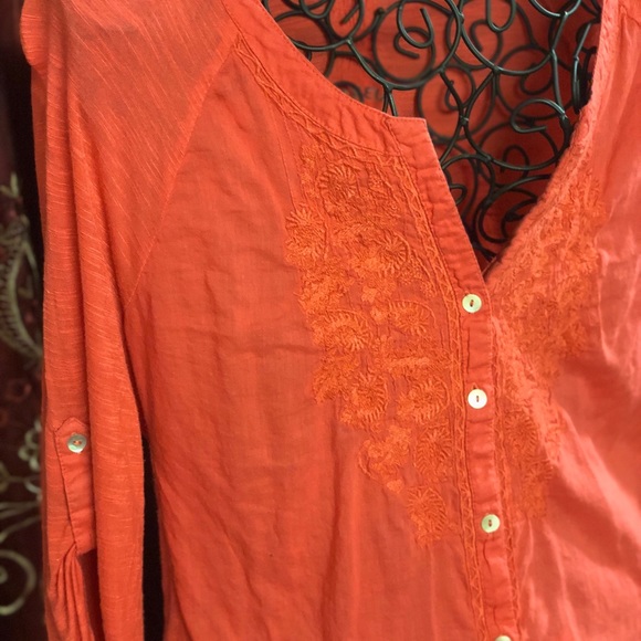 Code Blue. Coral colored Top - Picture 4 of 5
